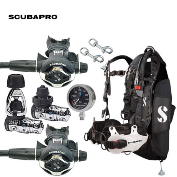 [한정수량할인판매]SCUBAPRO 자체수입상품 MK25evo/S620Ti 싱글 호흡기세트 + 하이드로스프로